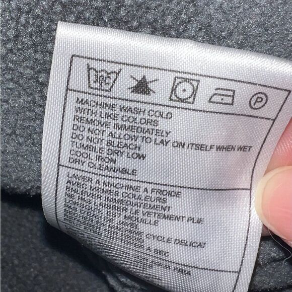 Nike Boys Blue Big Swoosh Logo Lined Hooded Jacket Vintage Large 14-16 EUC - Picture 5 of 5